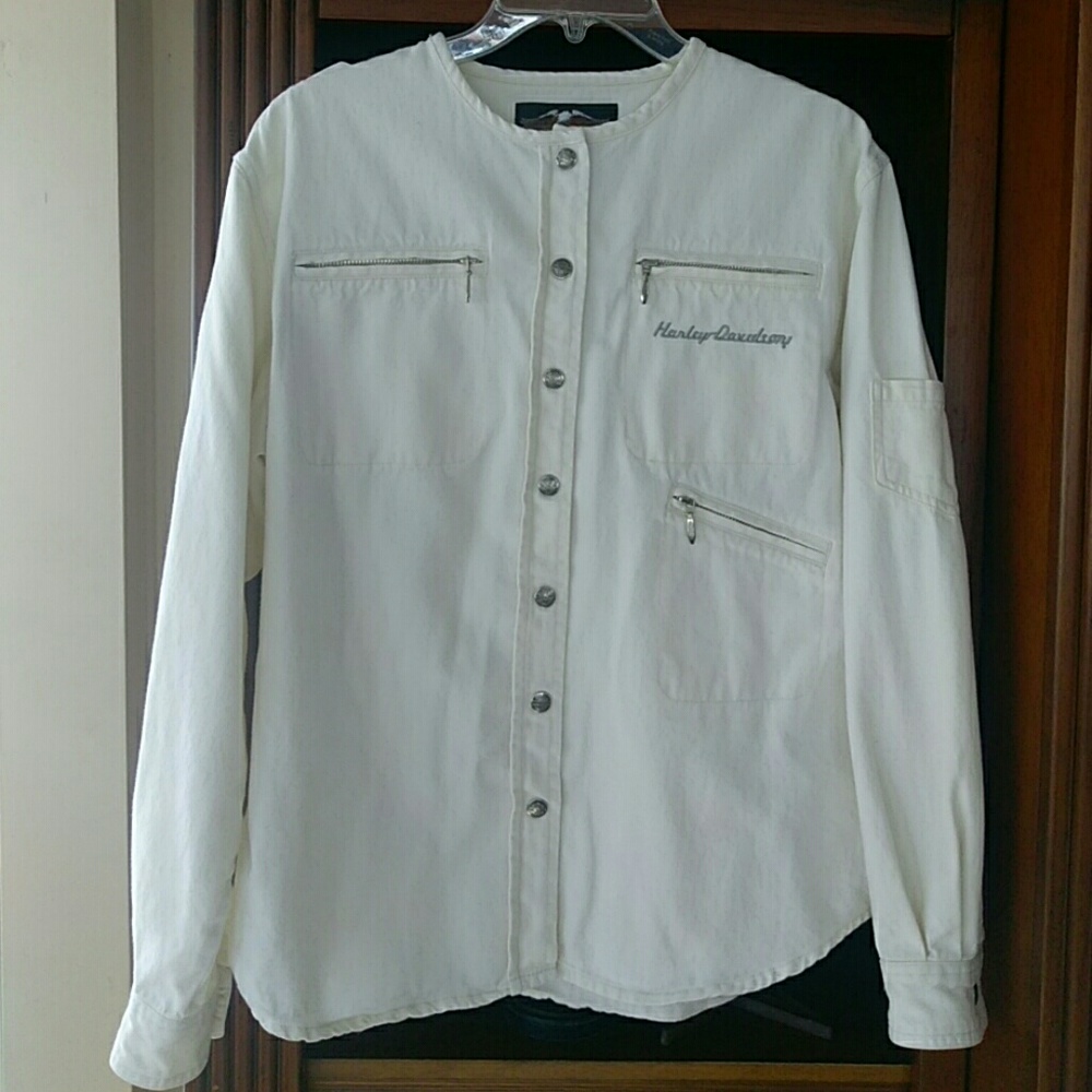 Harley Davidson snap down shirt